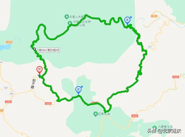 延庆秋日自驾路线Get√,出发——