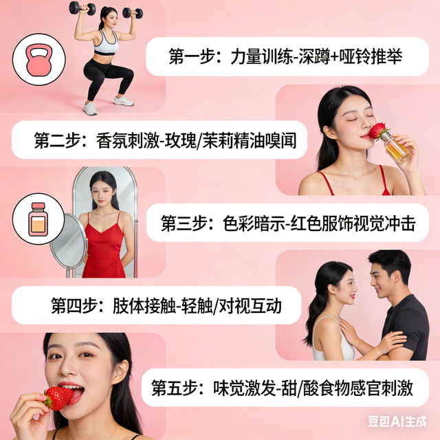 刺激女人荷尔蒙的方法，男人一看就会	，不信你试试