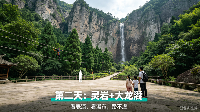 雁荡山2天1晚，轻松惬意亲子游