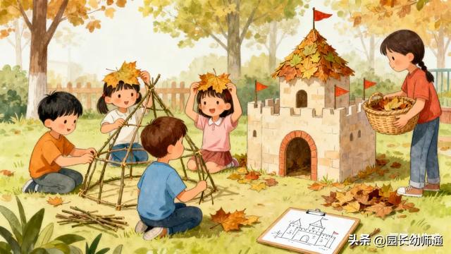 幼儿园秋季小、中、大班户外游戏，好玩易操作，幼师收藏备用！