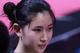 国乒史上颜值天花板王添艺，1米76身高肤白貌美，被称乒乓刘亦菲图片