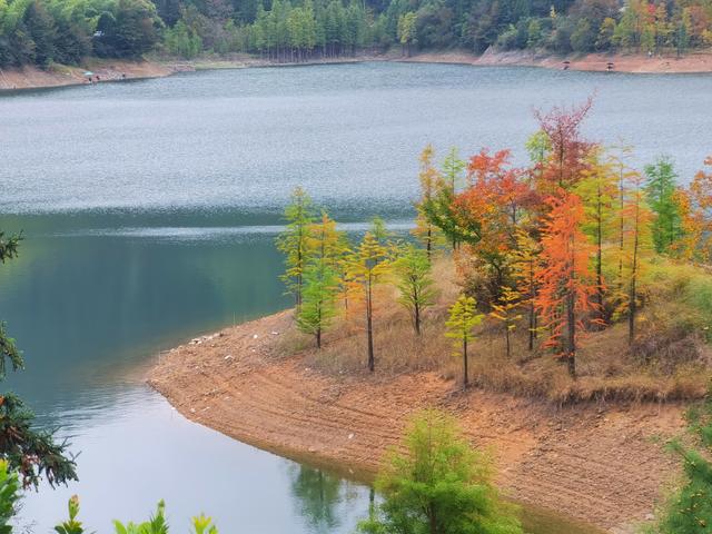 仙居县谷坦水库环线走，半山深处藏人家，依山傍水远繁华