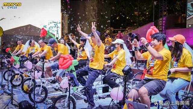 “为爱骑行”让南京路甜度超标，小黄人也来送祝福