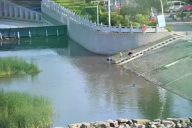 郑州：贾鲁河公园有三处水域特别危险，大家要当心图片