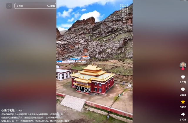 男子西藏遇到尼姑，住在4500米高的地方，吃肉修行，一闭关七八年