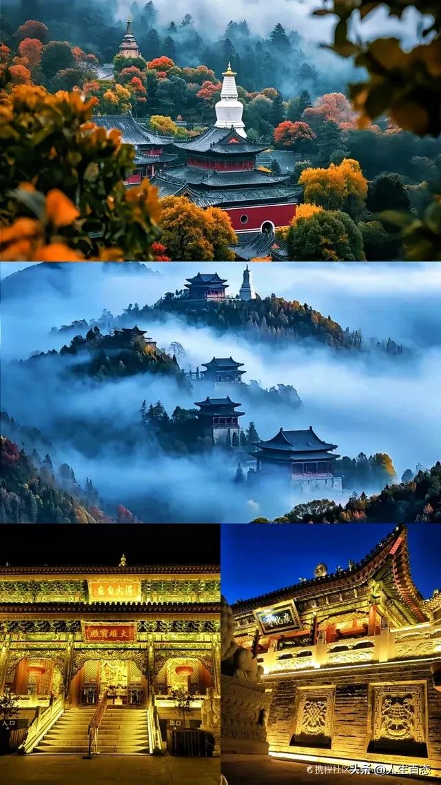 原来这才是真正的文殊道场!五台山的5座山峰,藏着2000年的信仰