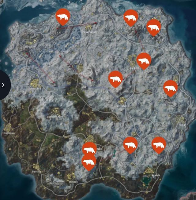 PUBG全部点位收藏！