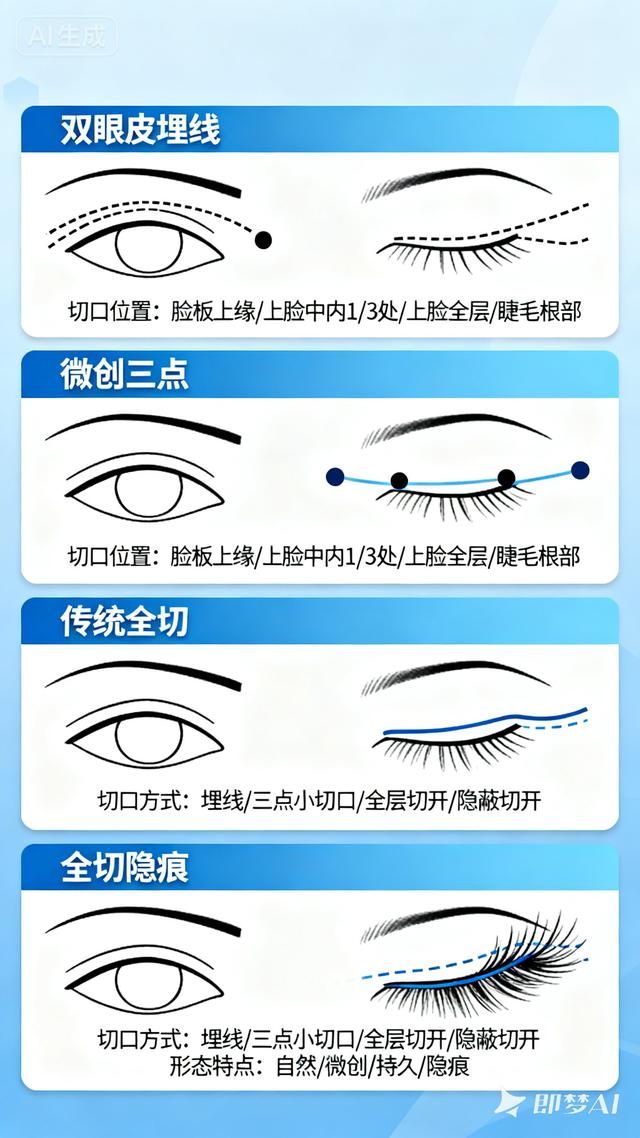 【终极科普】全切隐痕双眼皮，一眼解锁妈生自然电眼之美