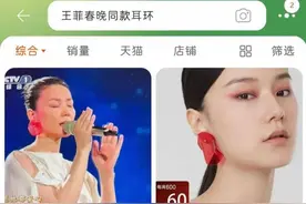 火了！王菲“虾片耳环”预售已排到3月图片