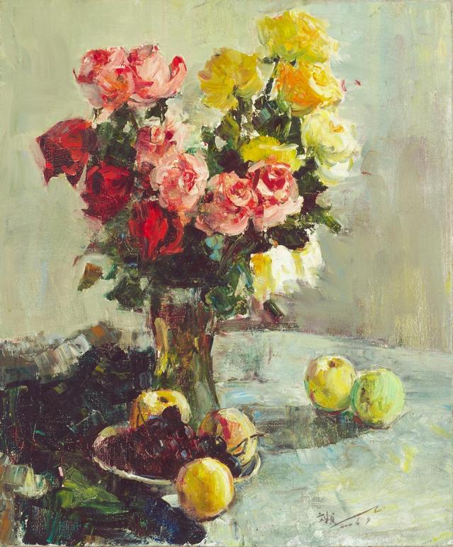 “心境四季——王忻、杨学光、刘桢、王军香油画作品展”开幕