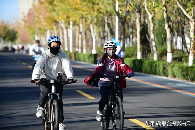 信都区总工会：七里河绿道上的骑行狂欢