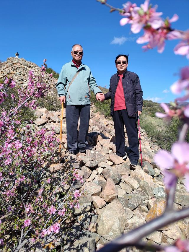 宣化红一师战友军嫂青边口长城赏花照片集