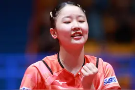 父女齐心！张本美和3-1淘汰名将晋级，父亲坐镇场外进行指导图片