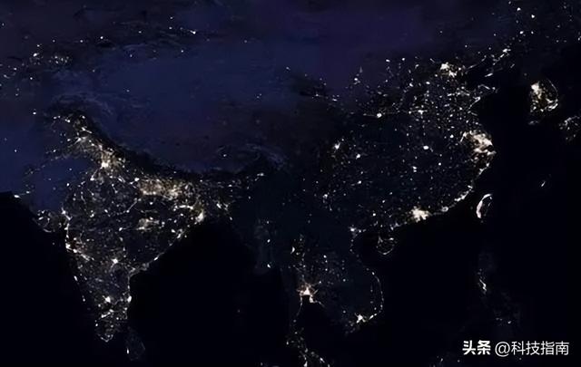 中国又被印度打败了吗？NASA照片能证明？印度“亮”，中国“暗”