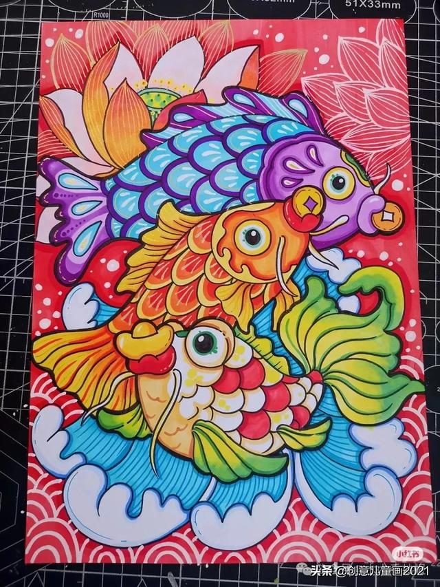 庆元旦迎新年～精选61张创意美术范画+手抄报，为孩子收藏起来！