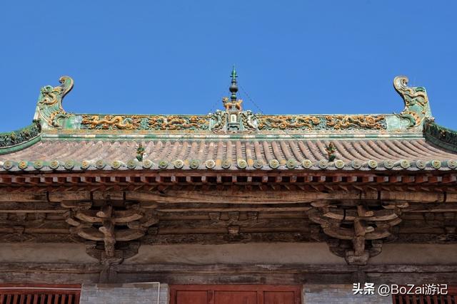 打卡冷门景点，山西崇明寺推荐，中佛殿唐宋融合的建筑美学
