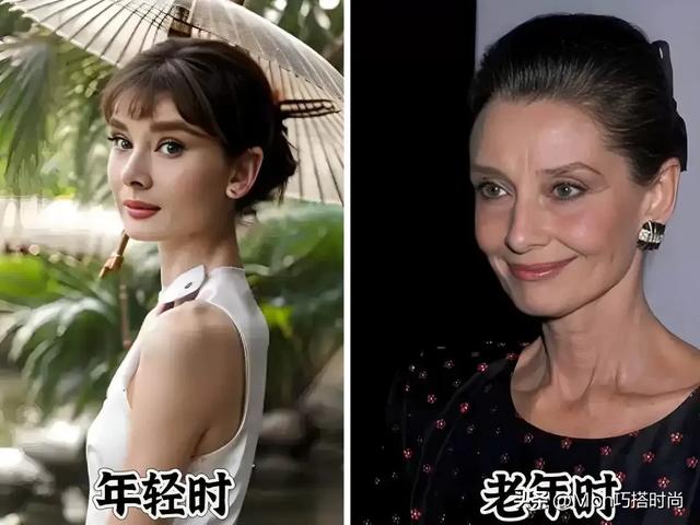 都是60岁左右,看了赫本,再看山口百惠:才明白“骨相”的重要性