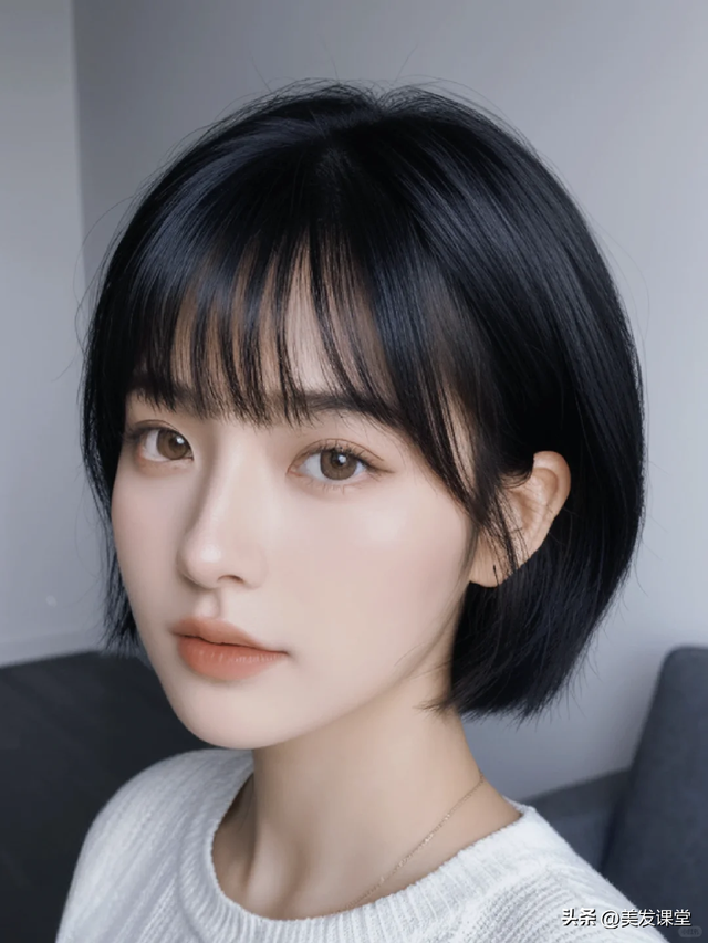 极简贴耳短发｜高级挂耳短发遇到锁骨发，越看越“高级”