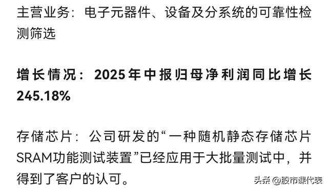 暴涨349％！10家正宗及中报预增存储芯片企业：市场升温机遇无限