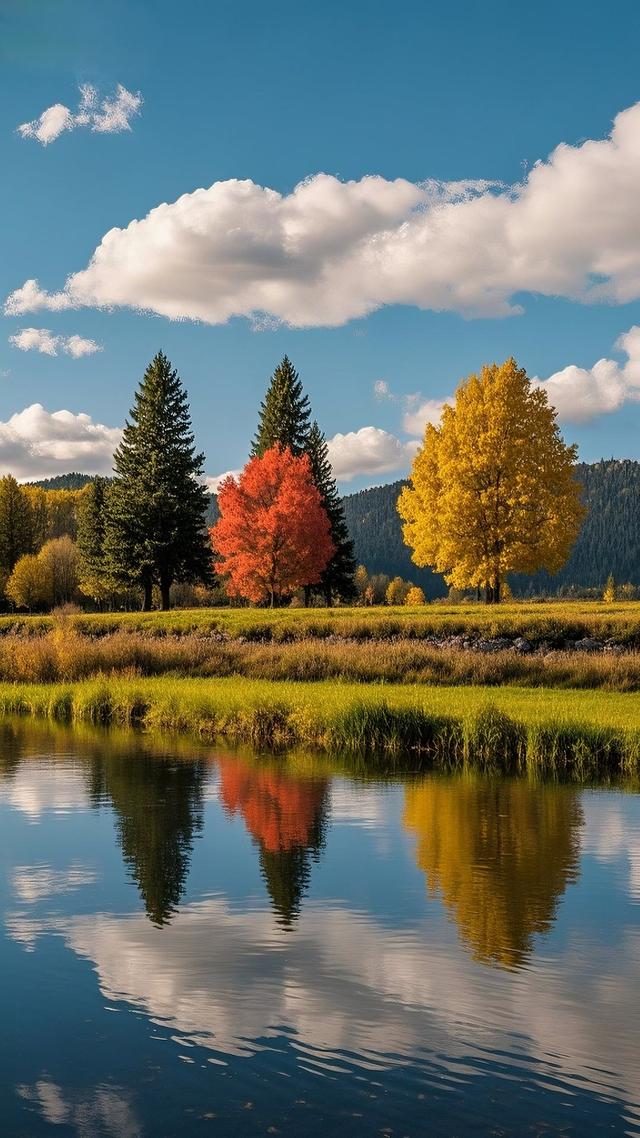 秋意浓时，山河变色，情到深处，层林尽染。治愈系秋天美景
