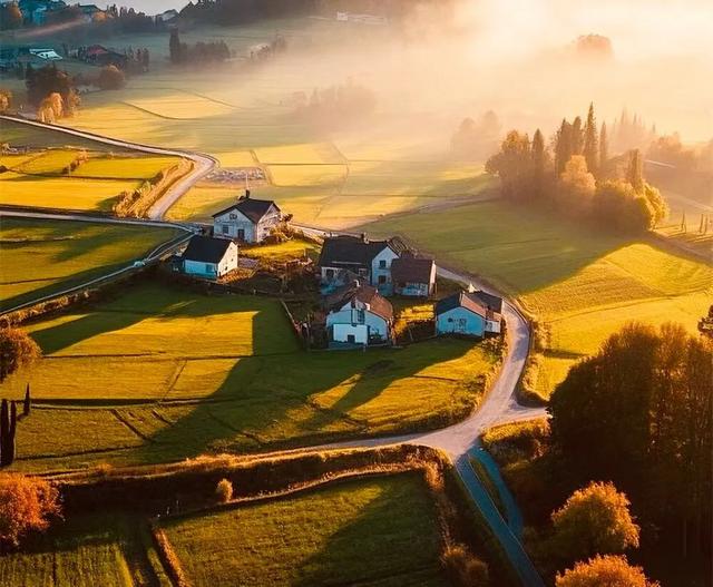 遇见,深秋的田野