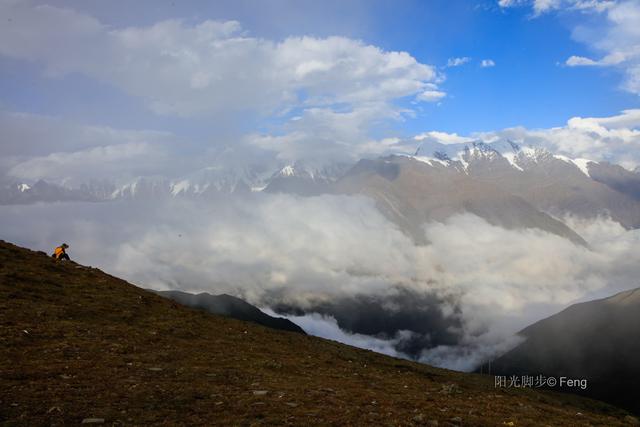 贡嘎大环线：在雪山的凝视下，与艰辛同行之子梅垭口（原创）