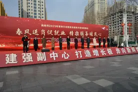 团团促就业|南阳市2025年春风行动暨就业援助月现场招聘会启动图片