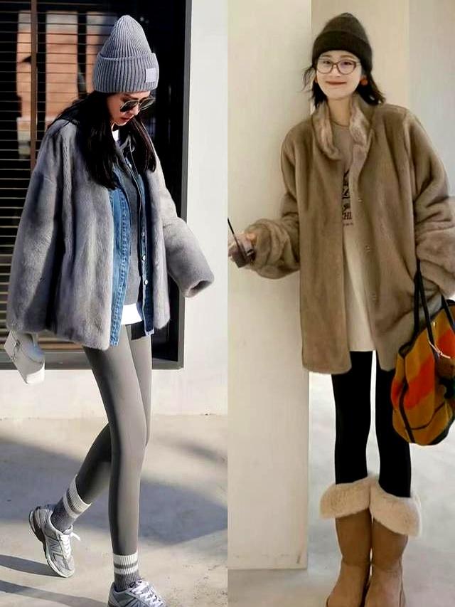 降温啦，“鲨鱼裤”今年冬天火爆了，中年女人这样穿时髦又显瘦！