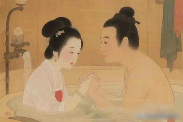 1462年，15岁的太子朱见深正在洗澡时，从小照顾他的乳娘进来加水