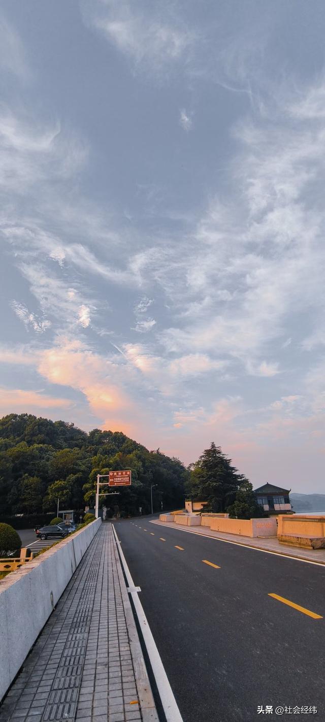每日一景|天目湖——旭日东升耀晨光·落日余晖映晚霞