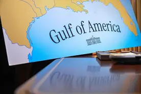 苹果地图app将墨西哥湾更名为美国湾图片