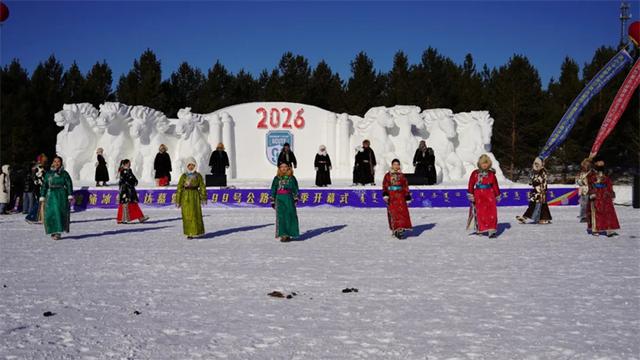 银色乌珠穆沁草原冰雪那达慕暨草原99号公路冰雪季隆重开幕