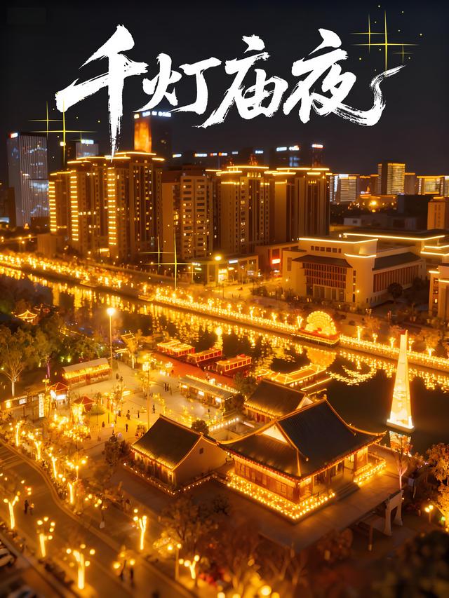 中秋国庆别瞎跑！水街“千灯庙夜”直接封神~