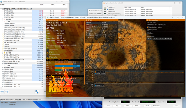 华硕天选6 Pro锐龙版测评：锐龙9 9955HX搭配5070畅玩3A游戏