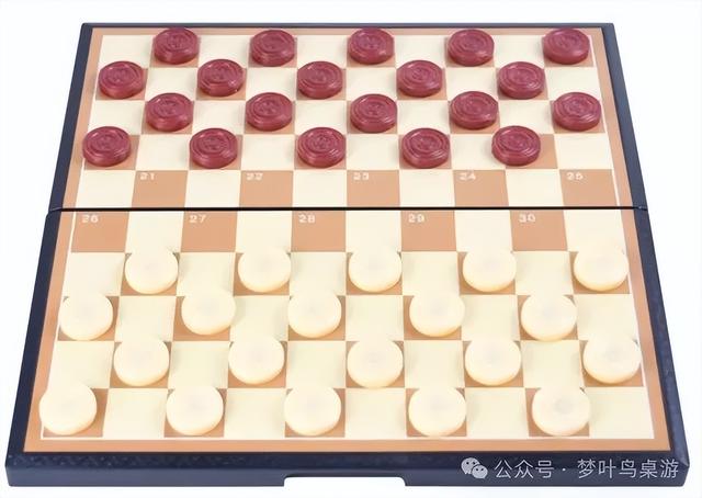 梦叶鸟桌游推荐《500款抽象棋》之西洋跳棋