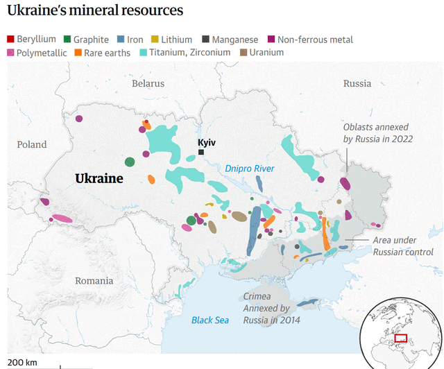乌克兰卖矿还债？实际采矿业年收入仅110亿，填5000亿坑要几十年
