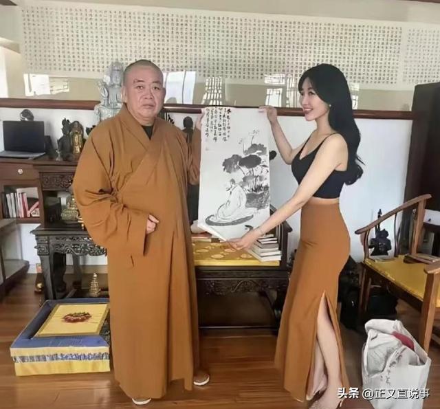 记者爆料释永信：在郑州买两套房，养2个女大 ，给10万陪聊半小时