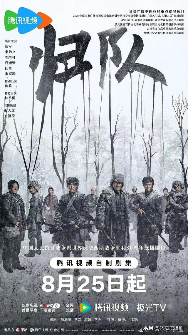近期热度最高的6部国产剧排名：《归队》仅第3，第1名没争议