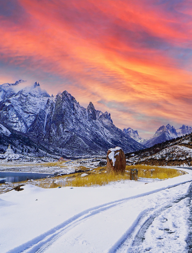 雪落神山，买一送一！莲宝叶则邀您共赴冬日秘境