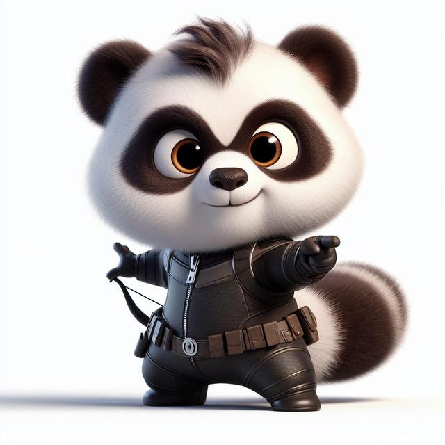 熊猫超级英雄系列头像