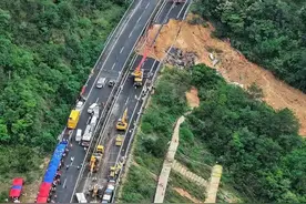 梅大高速路面塌陷背后：多因素致边坡塌方难以防范图片