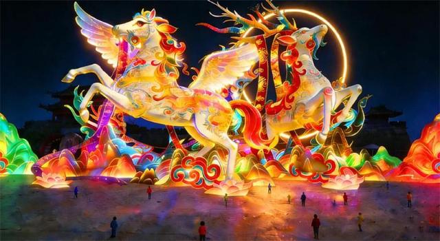 白鹿原影视城魔咖灯会暨民俗嘉年华2月启幕