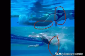 蝶泳和自由泳如何避免小腿出水，或者避免上抬小腿？图片