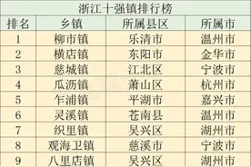 浙江十大强镇！柳市镇排在第一，慈溪入围两个图片