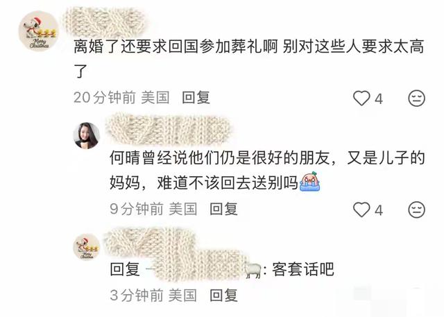 许亚军缺席何晴葬礼，却陪小儿子国外度假，一身白衣眉头微蹙！