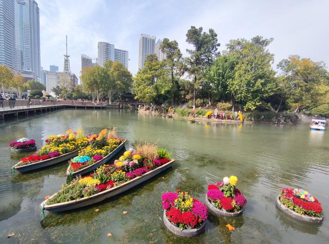 武汉金秋菊展之中山公园特色展
