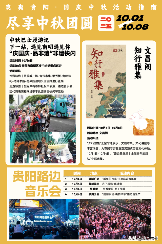 每天不重样！国庆中秋假期，贵阳贵安超全游玩指南来了
