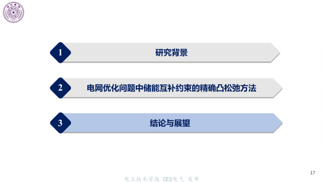 清华大学专家报告：电网优化问题中储能互补约束的精确凸松弛方法