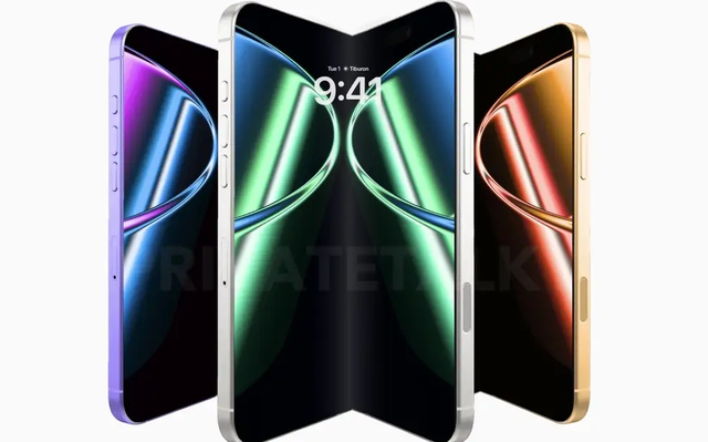 首款可折叠 iPhone 屏幕尺寸曝光：7.8 英寸内屏 + 5.5 英寸外屏