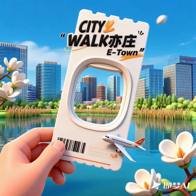 登机啦！这张限定机票，带你云逛亦庄——